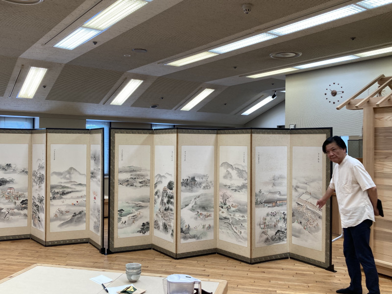 会津年中行事図屏風